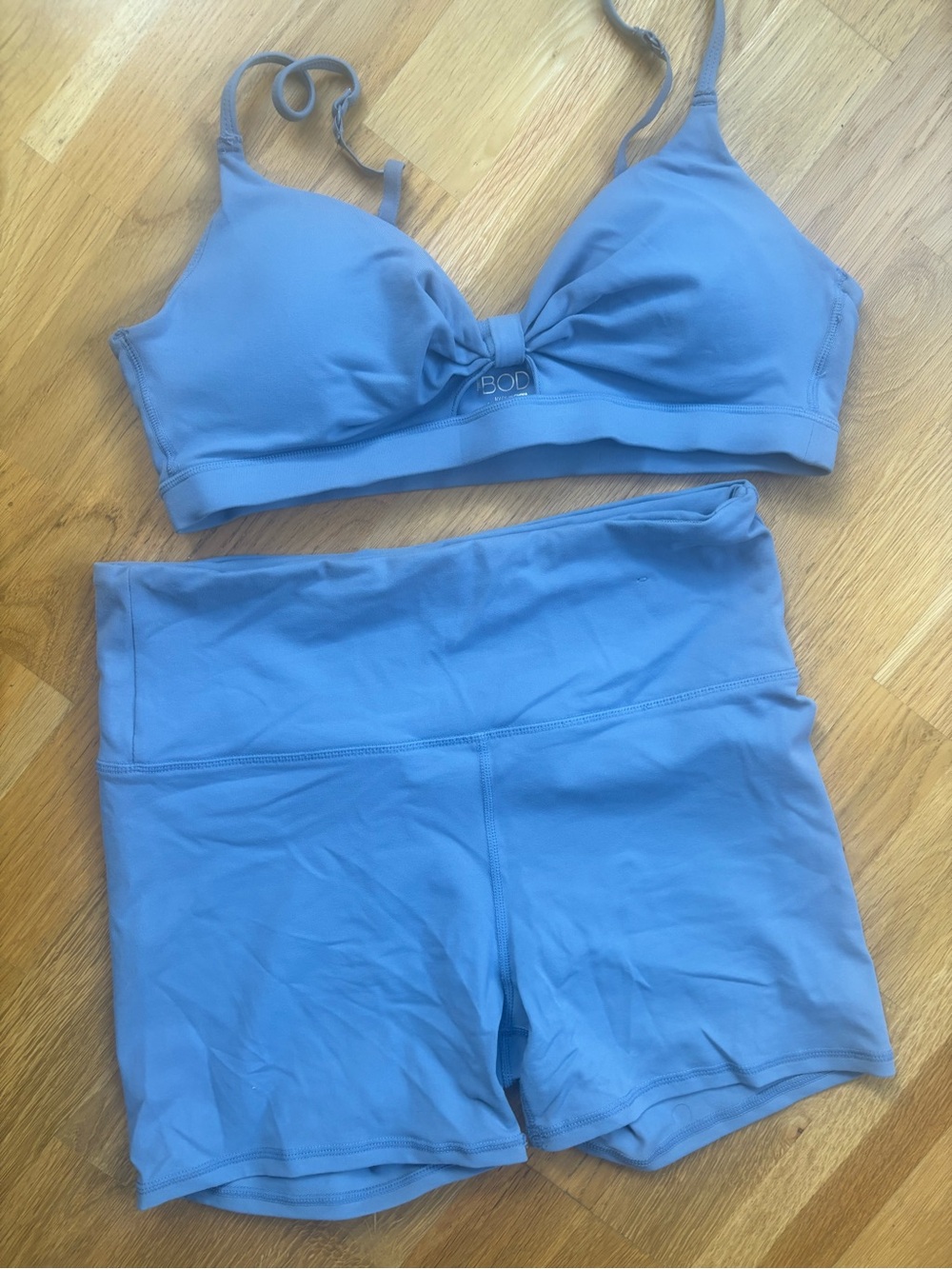 Slimming Cotton On Blue Athletic Shorts Set